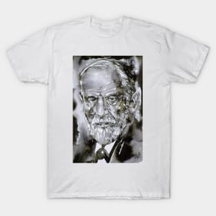 SIGMUND FREUD - watercolor portrait.3 T-Shirt